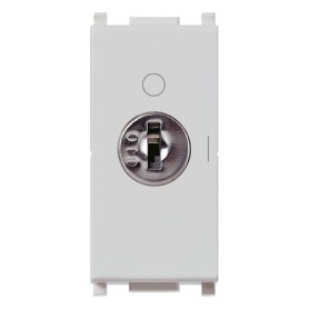 Interruttore 2P 16AX + chiave Silver Vimar plana 14083.SL