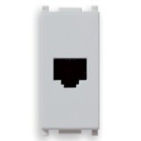 Presa RJ11 6/4 vimar plana silver 14320.SL