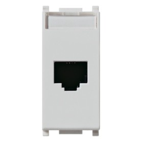 Presa RJ45 netsafe Cat5e UTP Vimar plana silver 14339.11.SL