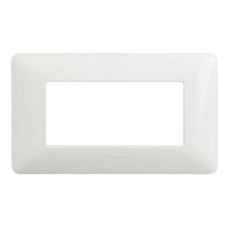 Placca Bticino Matix bianca 4 moduli AM4804BBN Placca Bticino Matix bianca 4 moduli AM4804BBN