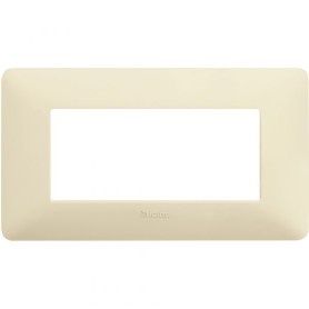 Placca bticino matix avorio 4 moduli AM4804BAV