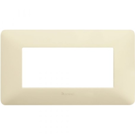 Placca bticino matix avorio 4 moduli AM4804BAV