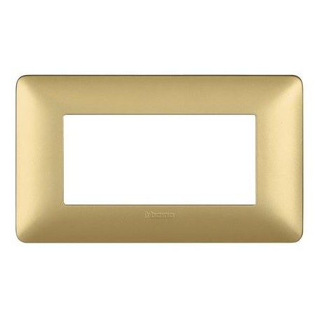 Placca Bticino Matix 4 moduli gold AM4804MGL Placca Bticino Matix 4 moduli gold AM4804MGL