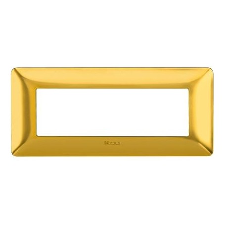 Placca Bticino Matix 6 moduli oro satinato AM4806GOS Placca Bticino Matix 6 moduli oro satinato AM4806GOS