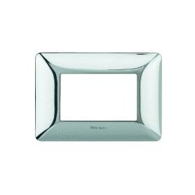 Placca Bticino Matix 3 moduli cromo lucido AM4803GCR