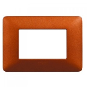 Placca 3 moduli rosso terra Bticino Matix AM4803TRT