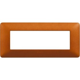 Placca 6 moduli rosso terra Bticino Matix AM4806TRT