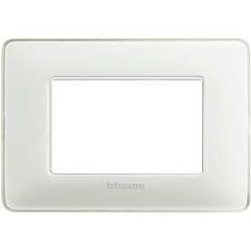 Placca 3 moduli colors ghiaccio AM4803CBN