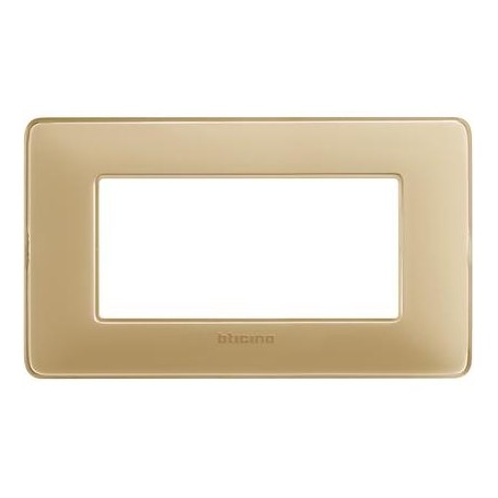 Placca 4 moduli colors avorio Bticino Matix  AM4804CAV Placca 4 moduli colors avorio Bticino Matix  AM4804CAV