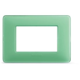 Placca 3 moduli colors  Te' Verde Bticino Matix  AM4803CVC