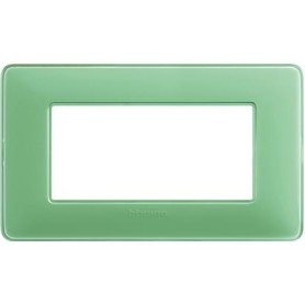 Placca 4 moduli colors  Te' Verde Bticino Matix  AM4804CVC