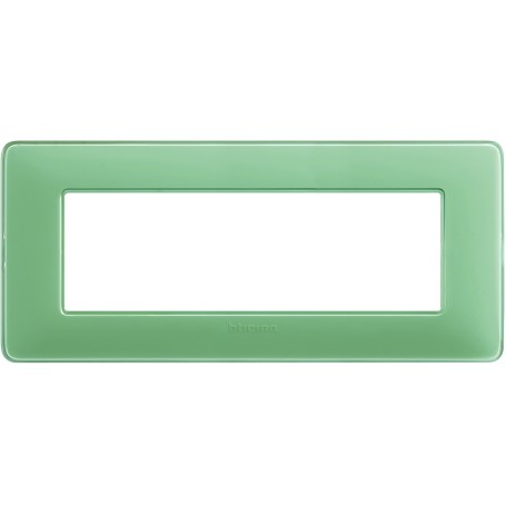 Placca 6 moduli colors  Te' Verde Bticino Matix  AM4806CVC Placca 6 moduli colors  Te' Verde Bticino Matix  AM4806CVC