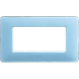Placca 4 moduli colors turchese Bticino Matix  AM4804CAR