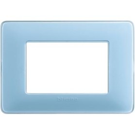 Placca 3 moduli colors turchese Bticino Matix  AM4803CAR