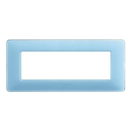 Placca 6 moduli colors turchese Bticino Matix  AM4806CAR Placca 6 moduli colors turchese Bticino Matix  AM4806CAR