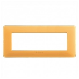 Placca 6 moduli colors ambra Bticino Matix AM4806CAB