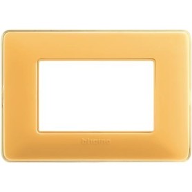 Placca 3 moduli colors ambra Bticino Matix AM4803CAB