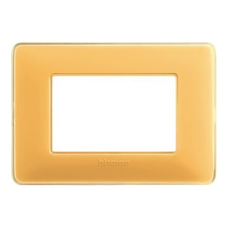 Placca 3 moduli colors ambra Bticino Matix AM4803CAB Placca 3 moduli colors ambra Bticino Matix AM4803CAB