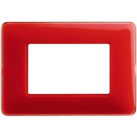 Placca 3 moduli colors corallo Bticino Matix AM4803CRD