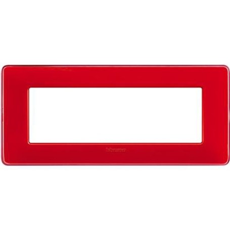 Placca 6 moduli colors corallo Bticino Matix AM4806CRD Placca 6 moduli colors corallo Bticino Matix AM4806CRD