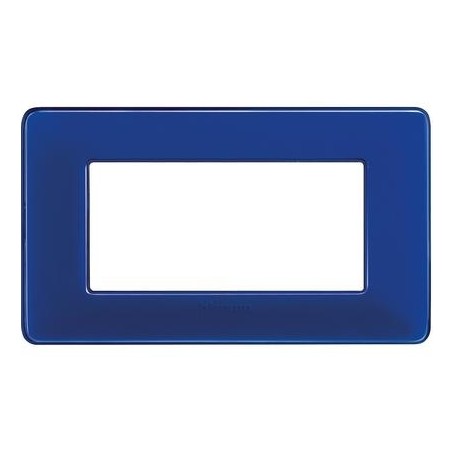 Placca 4 moduli colors cobalto Bticino Matix AM4804CBU