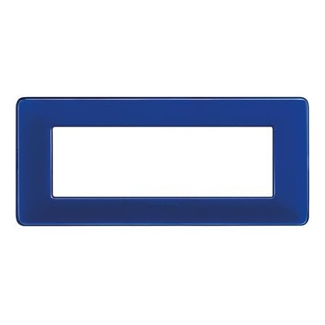 Placca 6 moduli colors cobalto Bticino Matix AM4806CBU Placca 6 moduli colors cobalto Bticino Matix AM4806CBU