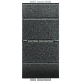 Deviatore ax 1P 10A 1m antracite Living L4053N