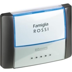 Pulsante targa IP55 antracite Living 26108L