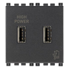 Unità alimentazione USB 5V2,1A 1M Vimar arkè grigio 19295