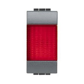 Portalampada Spia Rosso Living L4371R