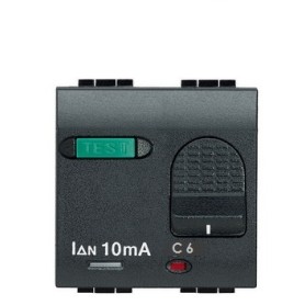 Interruttore Automatico Magnetotermico Differenziale 1P+N 6A 10mA Living L4305/6