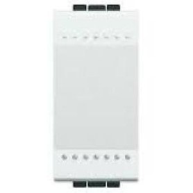 Deviatore 1P 16A 1m Bianco Living Light N4003N