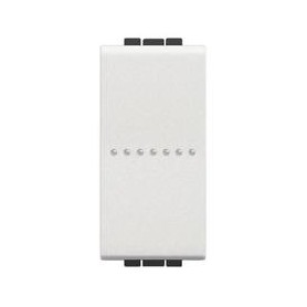 Deviatore ax 1P 10A 1m Bianco Living Light N4053N