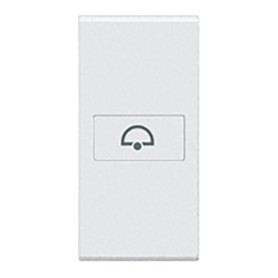 Copritasto ax+Campanello 1m Bianco Living Light N4916D