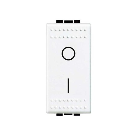 Interruttore 2P 16A1m Bianco Living Light N4002N