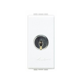 Interruttore Bipolare 16A  a chiave Bianco Living Light N4012