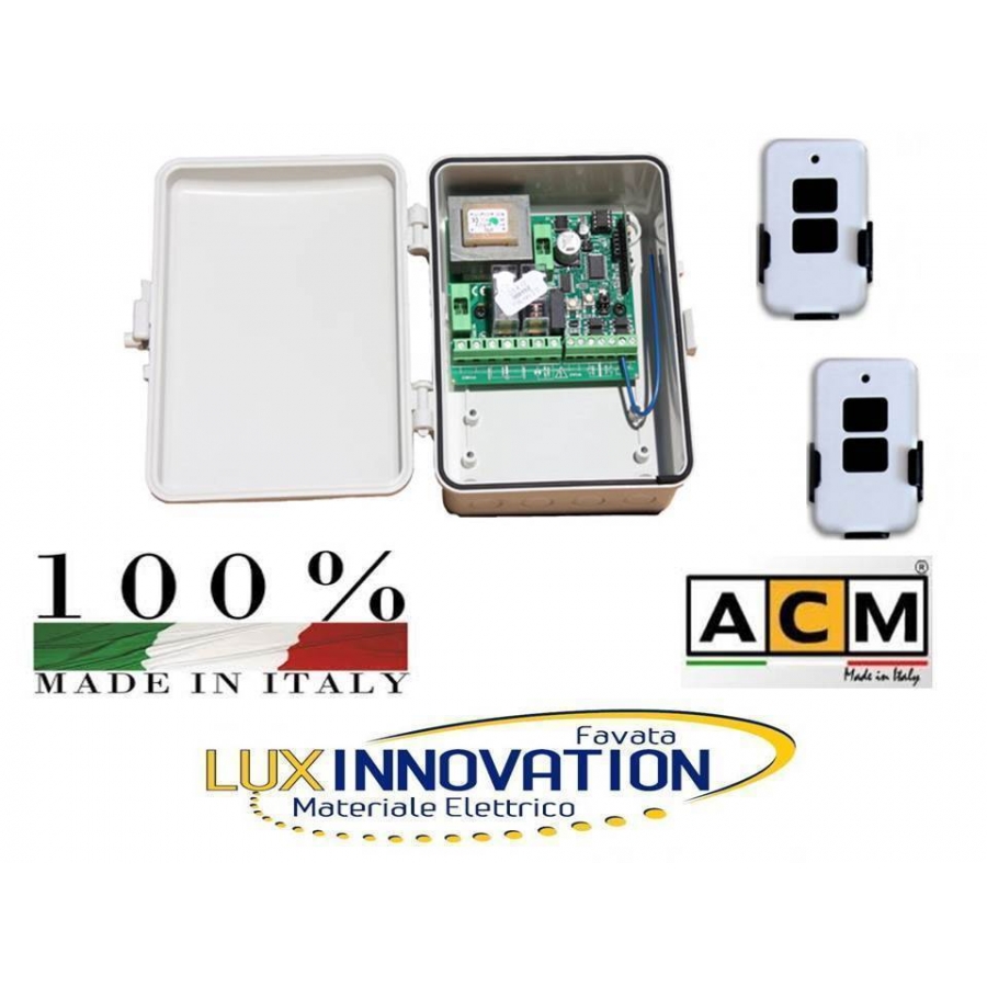 KIT-S2XL - KIT AUTOMAZIONE DI CONTROLLO PER SERRANDA Tapparella Tende Completo Di Due Telecomandi - Foto 8