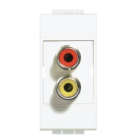 Modulo Doppio RCA Living Light N4269R