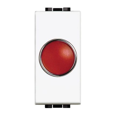 Portalampada Spia Rosso Living Light N4371R Portalampada Spia Rosso Living Light N4371R