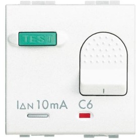 Interruttore Automatico Magnetotermico Differenziale 1P+N 6A 10mA Living Light N4305/6
