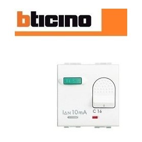 Interruttore Automatico Magnetotermico Differenziale 1O+N 16A 10mA Living Light N4305/16
