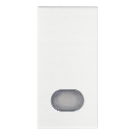 Tasto 1M con diffusore bianco Vimar Arkè 19026.B
