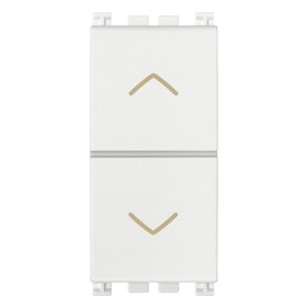 Due pulsanti interblocc. NO+NO 10A bianco Vimar Arkè 19062.B