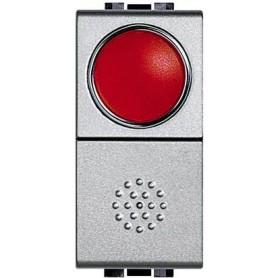 Pulsante NO + portalampada rosso Living Tech NT4038R