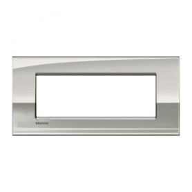 Placca 7 posti Palladio Bticino Living Air LNC4807PL