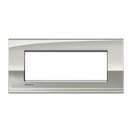 Placca 7 posti Palladio Bticino Living Air LNC4807PL