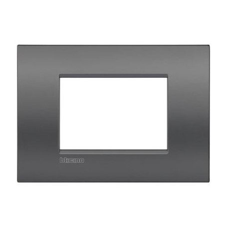 Placca 3 posti Street Bticino Living Air LNC4803ST