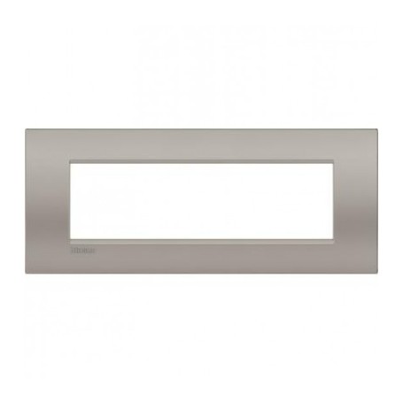 Placca 7 posti Sabbia Bticino Living Air LNC4807SB