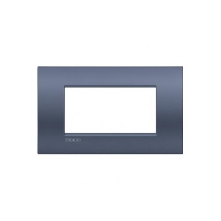 Placca 4 posti Blue Moon Bticino Living Air LNC4804BM