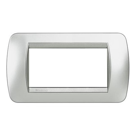 Placca 4 posti Tech Bticino Living L4804TE Placca 4 posti Tech Bticino Living L4804TE